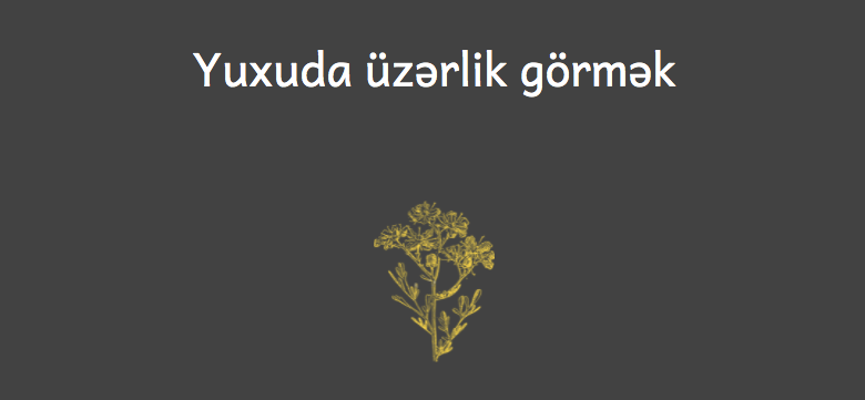 Yuxuda uzerlik gormek