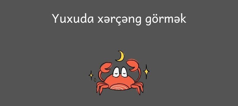 Yuxuda xerceng gormek